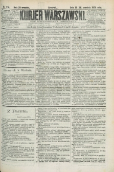 Kurjer Warszawski. R.59, nr 214 (25 września 1879) + dod.