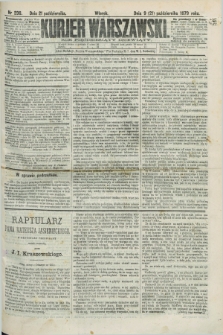 Kurjer Warszawski. R.59, nr 236 (21 października 1879) + dod.