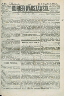 Kurjer Warszawski. R.59, nr 240 (25 października 1879) + dod.