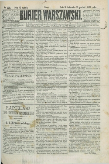 Kurjer Warszawski. R.59, nr 276 (10 grudnia 1879) + dod.