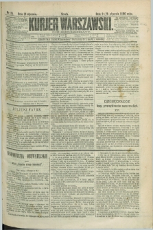 Kurjer Warszawski. R.60, nr 15 (21 stycznia 1880) + dod.