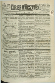 Kurjer Warszawski. R.60, nr 69 (27 marca 1880)