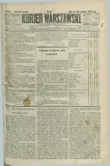 Kurjer Warszawski. R.60, nr 96 (30 kwietnia 1880) + dod.