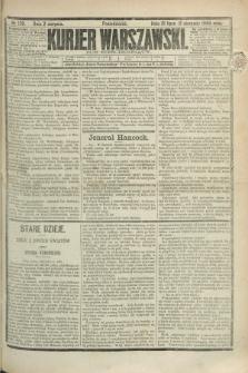 Kurjer Warszawski. R.60, nr 170 (2 sierpnia 1880) + dod.