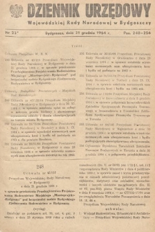 Dziennik Urzędowy Wojewódzkiej Rady Narodowej w Bydgoszczy. 1964, nr 23