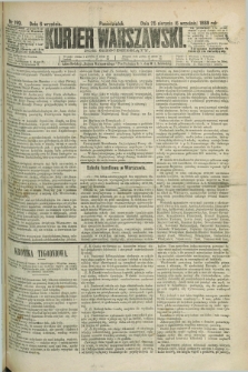 Kurjer Warszawski. R.60, nr 199 (6 września 1880) + dod.