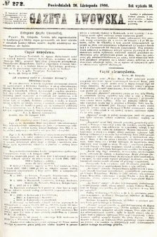 Gazeta Lwowska. 1866, nr 272