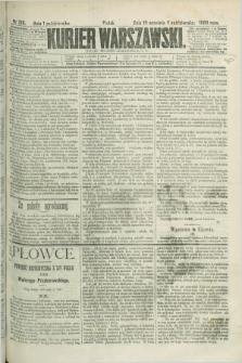 Kurjer Warszawski. R.60, nr 218 (1 października 1880) + dod.