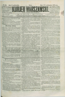 Kurjer Warszawski. R.60, nr 228 (13 października 1880) + dod.