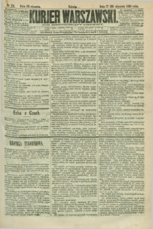 Kurjer Warszawski. R.61, nr 23 (29 stycznia 1881)