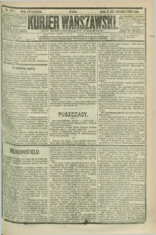 Kurjer Warszawski. R.61, nr 87a (20 kwietnia 1881) + dod.