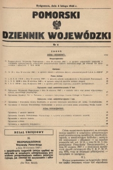 Pomorski Dziennik Wojewódzki. 1948, nr 4