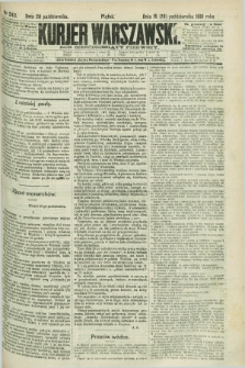 Kurjer Warszawski. R.61, nr 243 (28 października 1881) + dod.