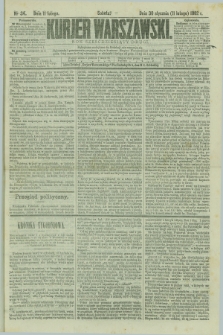 Kurjer Warszawski. R.62, nr 34 (11 lutego 1882)