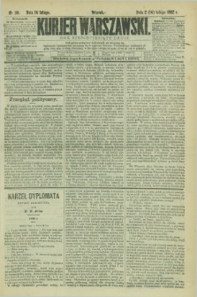 Kurjer Warszawski. R.62, nr 36 (14 lutego 1882)