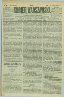 Kurjer Warszawski. R.62, nr 39 (17 lutego 1882)