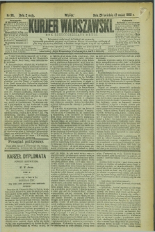 Kurjer Warszawski. R.62, nr 98 (2 maja 1882)