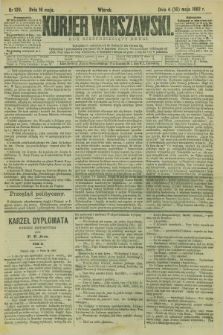 Kurjer Warszawski. R.62, nr 109 (16 maja 1882)