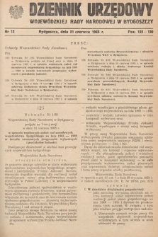 Dziennik Urzędowy Wojewódzkiej Rady Narodowej w Bydgoszczy. 1965, nr 12