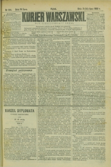 Kurjer Warszawski. R.62, nr 156 (14 lipca 1882)