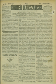 Kurjer Warszawski. R.62, nr 160 (19 lipca 1882)