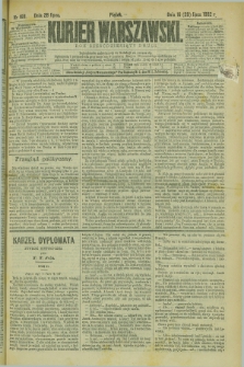 Kurjer Warszawski. R.62, nr 168 (28 lipca 1882)