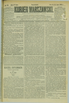 Kurjer Warszawski. R.62, nr 170 (31 lipca 1882)