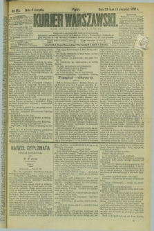 Kurjer Warszawski. R.62, nr 173 (4 sierpnia 1882)