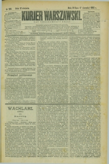 Kurjer Warszawski. R.62, nr 180 (12 sierpnia 1882)
