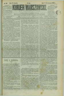 Kurjer Warszawski. R.62, nr 188 (23 sierpnia 1882)