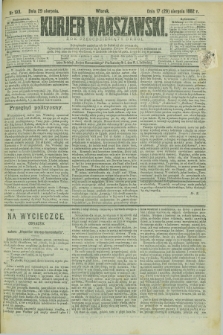 Kurjer Warszawski. R.62, nr 193 (29 sierpnia 1882)