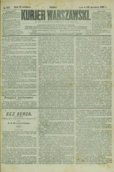 Kurjer Warszawski. R.62, nr 207 (16 września 1882)