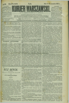Kurjer Warszawski. R.62, nr 210 (20 września 1882)
