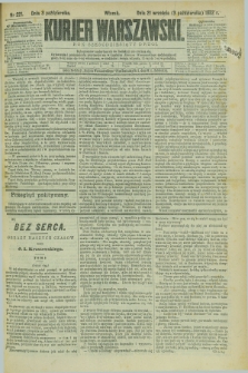 Kurjer Warszawski. R.62, nr 221 (3 października 1882)