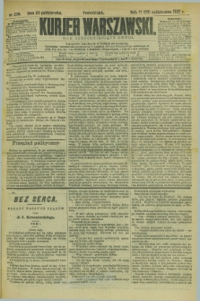 Kurjer Warszawski. R.62, nr 238 (23 pażdziernika 1882)