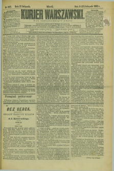 Kurjer Warszawski. R.62, nr 262 (21 listopada 1882)