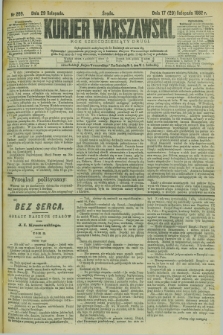 Kurjer Warszawski. R.62, nr 269 (29 listopada 1882)