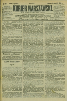 Kurjer Warszawski. R.62, nr 286 (21 grudnia 1882)