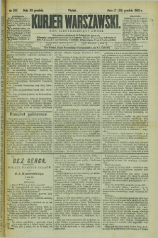 Kurjer Warszawski. R.62, nr 291 (29 grudnia 1882)