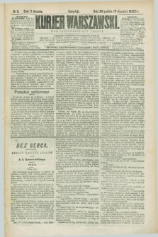 Kurjer Warszawski. R.63, nr 9 (11 stycznia 1883)