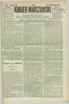 Kurjer Warszawski. R.63, nr 48 (28 lutego 1883)