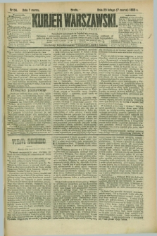 Kurjer Warszawski. R.63, nr 54 (7 marca 1883)