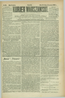 Kurjer Warszawski. R.63, nr 55 (8 marca 1883)