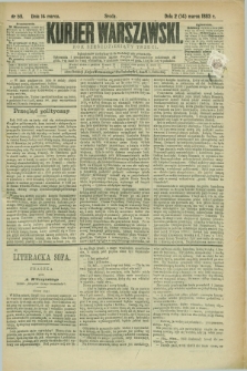 Kurjer Warszawski. R.63, nr 59 (14 marca 1883)