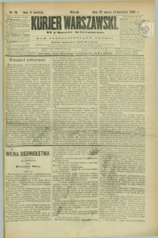 Kurjer Warszawski. R.63, nr 76 (3 kwietnia 1883)