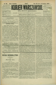 Kurjer Warszawski. R.63, nr 79a (6 kwietnia 1883) - wydanie poranne