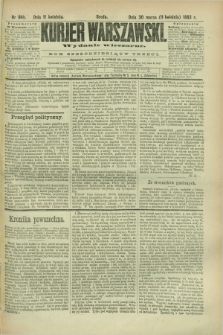 Kurjer Warszawski. R.63, nr 84b (11 kwietnia 1883) - wydanie wieczorne