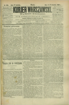 Kurjer Warszawski. R.63, nr 90b (17 kwietnia 1883) - wydanie wieczorne