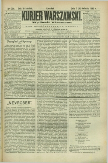 Kurjer Warszawski. R.63, nr 92b (19 kwietnia 1883) - wydanie wieczorne