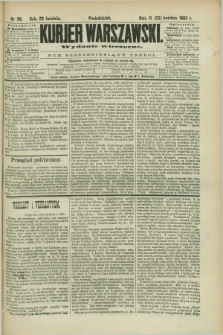 Kurjer Warszawski. R.63, nr 96b (23 kwietnia 1883) - wydanie wieczorne